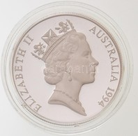 Ausztrália 1994. 10$ Ag 'Ékfarkú Sas' Piefort, Lezárt Kapszulában (40,19g/0.925/34mm) T:PP Kis Fo.
/ Australia 1994. 10  - Ohne Zuordnung