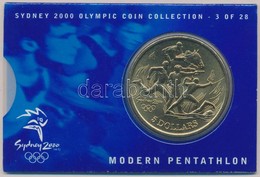 Ausztrália 2000. 5$ 'Olimpiai érmegy?jtemény - Modern öttusa' A Sorozat 3. Számú Darabja, Eredeti Tokban T:1  
Australia - Non Classés