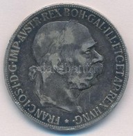 Ausztria 1900. 5K Ag 'Ferenc József' T:2-,3 
Austria 1900. 5 Corona Ag 'Franz Joseph' C:VF,F 
Krause KM#2807 - Non Classés