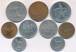 Egyesült Arab Emírségek 1973-1984. 5f-1D (9x) T:2
United Arab Emirated 1973-1984. 5 Fils - 1 Dirham (9x) C:XF - Unclassified