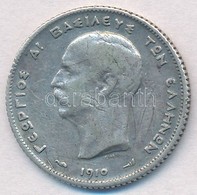 Görögország 1910. 1D Ag 'I. György' T:2-
Greece 1910. 1 Drachma Ag 'George I' C:VF - Ohne Zuordnung