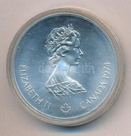 Kanada 1974. 5$ Ag 'Montreali Olimpia - Atléta Fáklyával' T:1 Canada 1974. 5 Dollars Ag 'Montreal Olympic Games - Athlet - Zonder Classificatie