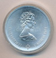 Kanada 1974. 10$ Ag 'II. Erzsébet / Montreali Olimpia - Kerékpározás' T:1 
Canada 1974. 10 Dollars Ag 'Elisabeth II / Mo - Non Classés