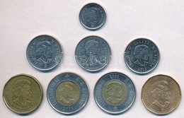 Kanada 1989-2012. 10c-2$ (8xklf) T:2
Canada 1989-2012. 10 Cents - 2 Dollars (8xdiff) C:XF - Ohne Zuordnung