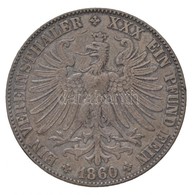 Német Államok / Frankfurt Am Main 1860. Tallér Ag 'Frankfurt Szabadváros' (18,42g) T:1-,2 Patina
/ German States / Frank - Unclassified