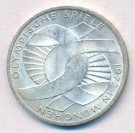 NSZK 1972J 10M Ag 'Olimpia-München / Csomó' T:2 Kis Ph. FRG 1972J 10 Mark Ag 'Olymics Munich / Knot' C:XF Small Edge Err - Unclassified