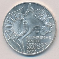 NSZK 1972G 10M Ag 'Müncheni Olimpia - Stadion' T:1- Kis Ph. 
FRG 1972G 10 Mark Ag 'Münich Olympics - Stadium' C:AU Small - Non Classés