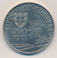 Portugália 1991. 200E Cu-Ni 'Kolumbusz és Portugália' T:1-
Portugal 1991. 200 Escudos Cu-Ni 'Columbus And Portugal' C:AU - Unclassified