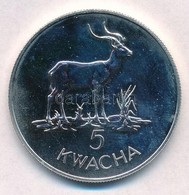 Zambia 1979. 5K Ag 'Zambézi Mocsárantilop' T:1- Ujjlenyomat, Fo.
Zambia 1979. 5 Kwacha Ag 'Kafue Lechwe' C:AU Fingerprin - Zonder Classificatie