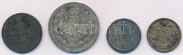 4db-os Vegyes Külföldi Ezüstpénz Tétel, Közte Hollandia 1916. 10c Ag; Orosz Birodalom 1914. 20k Ag T:2,2- Patina
4pcs Of - Ohne Zuordnung