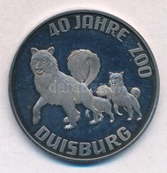 Németország DN '40 éves A Duisburgi Állatkert' Fém Zseton (30mm) T:2(PP) Patina
Germany ND '40 Jahre Zoo Duisburg' Metal - Unclassified