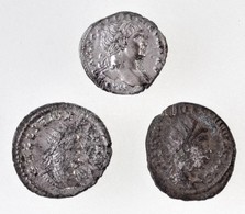 Római Birodalom / Róma / Traianus 103-111. Denár Ag (3g) + Antiokheia / Gallienus 253-268. Antoninianus Ag (3,6g) +  II. - Unclassified