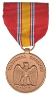 Amerikai Egyesült Államok 1953. 'Nemzeti Védelmi Érem' Br Kitüntetés Mellszalagon (32mm) T:2
USA 1953. 'National Defense - Andere & Zonder Classificatie