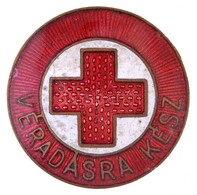 ~1970-1980. 'Véradásra Kész' Zománcozott Br Jelvény (22mm) T:2 - Ohne Zuordnung