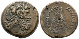 2 PTOLOMEO III Euergetes. AE33. Alejandría (Egipto). A/ Cabeza Diademada De Zeus A Derecha. R/ Aguila A Izquierda Con Co - Sonstige & Ohne Zuordnung