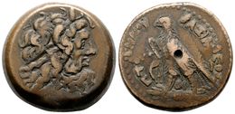 3 PTOLOMEO IV Philopator. AE32. Alejandría (Egipto). A/ Cabeza Diademada De Zeus A Derecha. R/ Aguila A Izquierda Con Co - Sonstige & Ohne Zuordnung
