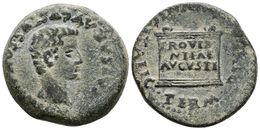 138 ITALICA. As. Epoca De Tiberio. 14-36 A.C. Santiponce (Sevilla) A/ Cabeza Desnuda De Tiberio A Derecha, Alrededor IMP - Andere & Zonder Classificatie