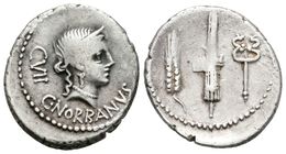 211 C. NORBANUS. Denario. 83 A.C. Roma. A/ Busto Con Diadema De Venus A Derecha, CVII, Debajo C·NORBANVS. R/ Espiga Con  - Repubblica (-280 / -27)