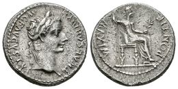 234 TIBERIO. Denario. 14-37 D.C. Roma. A/ Busto Laureado A Derecha TI CAESAR DIVI AVG F AVGVSTVS. R/ Livia Sentada A Der - República (-280 / -27)