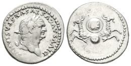 242 VESPASIANO (Acuñado En Tiempos De Tito). Denario. 80-81 A.C. Roma. A/ Busto Laureado A Derecha. DIVVS AVGVSTVS VESPA - Republiek (280 BC Tot 27 BC)