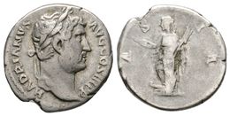 252 ADRIANO. Denario. 134-138 D.C. Roma. A/ Busto Laureado A Derecha. HADRIANVS AVG COS III P P. R/ Asia En Pie A Izquie - Republiek (280 BC Tot 27 BC)