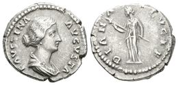 263 FAUSTINA HIJA. Denario. 175-176 D.C. Roma. A/ Busto Drapeado A Derecha FAVSTINA AVGVSTA. R/ Diana En Pié A Izquierda - République (-280 à -27)