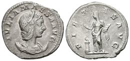 282 JULIA MAESA. Antoniniano. 218-220 D.C. Roma. A/ Busto Con Diadema Y Drapeado A Derecha Sobre Creciente. IVLIA MAESA  - República (-280 / -27)
