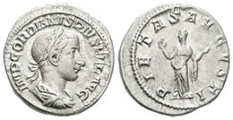 290 GORDIANO III. Denario. 238-244 D.C. Roma. A/ Busto Laureado Y Drapeado Con Coraza A Derecha. IMP GORDIANVS PIVS FEL  - Republic (280 BC To 27 BC)
