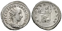 292 GORDIANO III. Antoniniano. 238-244 D.C. Roma. A/ Busto Radiado Y Drapeado Con Coraza A Derecha. IMP CAES M ANT GORDI - Republiek (280 BC Tot 27 BC)