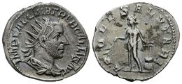 302 TREBONIANO GALO. Antoniniano. 251-253 D.C. Roma. A/ Busto Radiado Y Drapeado Con Coraza A Derecha IMP CAE C VIB TREB - Repubblica (-280 / -27)