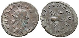 308 GALIENO. Antoniniano. 267-268 D.C. Roma. A/ Busto Radiado A Derecha. GALLIENVS AVG. R/ Pegaso Volando A Derecha, En  - Republiek (280 BC Tot 27 BC)