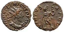 313 TETRICO. Antoniniano. 272-273 D.C. Treveri. A/ Busto Radiado Y Drapeado Con Coraza A Derecha. IMP C TETRICVS P F AVG - República (-280 / -27)