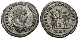 320 DIOCLECIANO. Antoniniano. 285-293 D.C. Antioquía. A/ Busto Radiado Y Drapeado Con Coraza A Derecha. IMP C G VAL DIOC - República (-280 / -27)