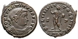 327 CONSTANTINO I. Follis. 307-337 D.C. Lugdunum. A/ Busto Laureado Con Coraza A Derecha. IMP CONSTANTINVS PF AVG. R/ So - República (-280 / -27)
