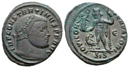 333 CONSTANTINO I. Follis. 315-316 D.C. Siscia. A/ Busto Laureado A Derecha. IMP CONSTANTINVS P F AVG. R/ Júpiter A Izqu - Repubblica (-280 / -27)