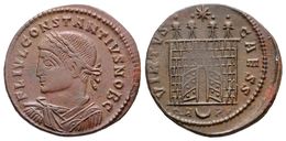 340 CONSTANTINO II. Follis. 325-326 D.C. Arelate. A/ Busto Laureado Y Con Coraza A Izquierda. CONSTANTINVS IVN NOB C. R/ - Repubblica (-280 / -27)