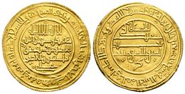 385 ALMORAVIDES. Yusuf Ibn Tashfin. Dinar. 499H. Aghmat. V.1525; Hazard 122. Au. 4,43g. Marquitas De Agarre De Aro En El - Autres & Non Classés