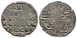 411 ALFONSO X. Dinero. (1252-1284). Marca Creciente. AB 238. Ve. 0,86g. MBC+. - Other & Unclassified