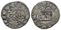 413 ALFONSO X. Maravedí Prieto. (1252-1284). Sin Marca De Ceca. AB 276. Ve. 0,77g. MBC+. - Autres & Non Classés