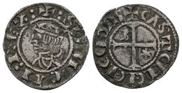 416 SANCHO IV. Miaja Coronada. (1284-1295). Burgos B Y Estrella En 1º Y 4º Cuadrante. AB 308. Ve. 0,69g. MBC. - Autres & Non Classés