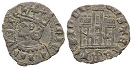 424 ENRIQUE II. Cornado. (1368-1379). Burgos B (bajo El Castillo). A/ ENRICVS:RE. R/ CASTELE:E:LEGIONIS. AB 486 Var. Ve. - Altri & Non Classificati