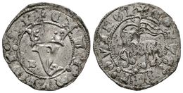 426 JUAN I. Blanca Del Agnus Dei. (1379-1390). Burgos. A/ Leyenda +AGNVS DEI QUI TOL. R/ Solo B A Izquierda De Y, Leyend - Other & Unclassified