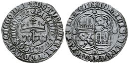 428 JUAN I. Real. 1379-1390. Sevilla. AB 539.1 Var. Ar. 3,29g. Bonito Tono. EBC-. - Otros & Sin Clasificación