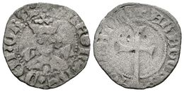 445 ALFONSO IV. Dobler. (1416-1458). Mallorca. Escudetes A Ambos Lados Del Busto. Cru 856. Ve. 0,90g. MBC-. - Other & Unclassified