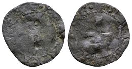 446 CARLOS DE VIANA. Cornado. (1441-1461). Navarra. Cru.V.S. 260. Ve. 0,73g. BC-. Escasa. - Andere & Zonder Classificatie