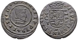 501 FELIPE IV. 16 Maravedís. 1664. Córdoba T-M. Cal-1286; J.S. M-69a. Ae. 4,34g. MBC+. - Other & Unclassified