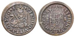 532 FERNANDO VI. 1 Maravedí. 1747. Segovia. Cal-717 Ae. 1,11g. MBC. - Otros & Sin Clasificación