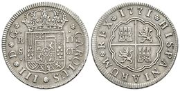 543 CARLOS III. 2 Reales. 1771. Sevilla CF. Cal-1441. Ar. 5,92g. MBC+. - Altri & Non Classificati