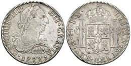 553 CARLOS III. 8 Reales. 1777. México FM. Cal-923. Ar. 26,84g. MBC. - Altri & Non Classificati