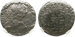 554 CARLOS III. 8 Reales. 1779. Mexico FF. Encapsulada Por NGC (nº 3591135-289) Genuine. Procedente Del Naufragio Del Bu - Otros & Sin Clasificación